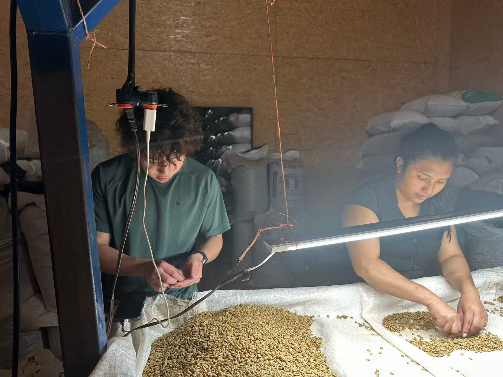 Working within a field house